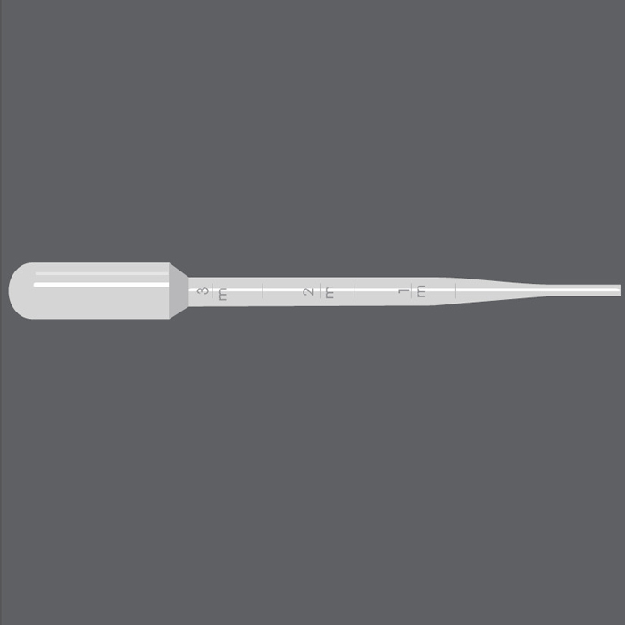 Transfer pipette, 7ml CapacityGraduated to 3ml Large Bulb from China