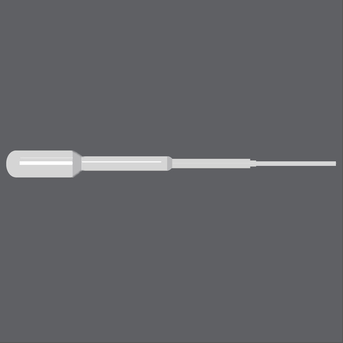 Transfer pipette, 1.5ml Capacity-Extended Tip - Small Bulb
